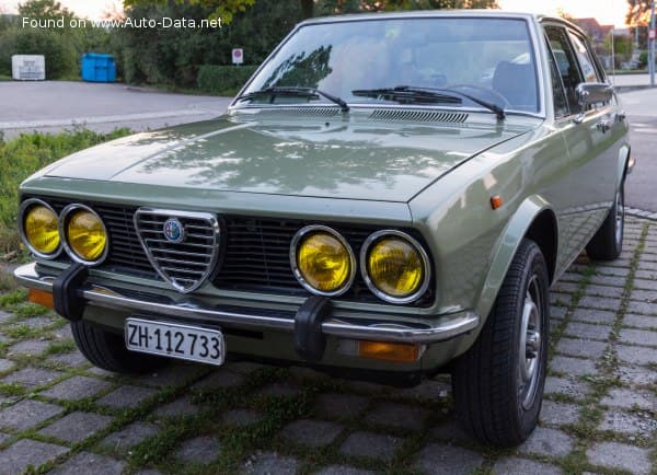 1979 Alfa Romeo Alfetta (116) 2.0 TD (82 Hp)